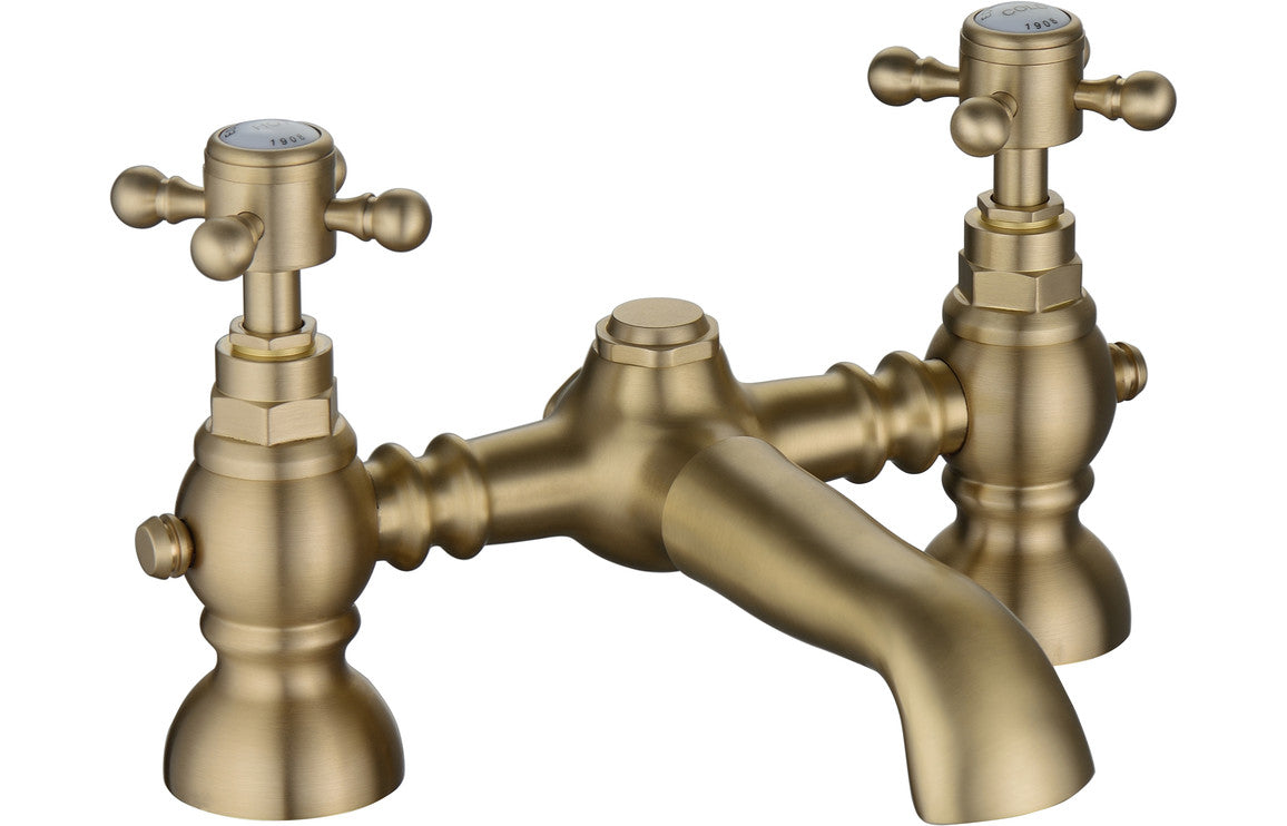 MEIKLE Bath Filler - Brushed Brass