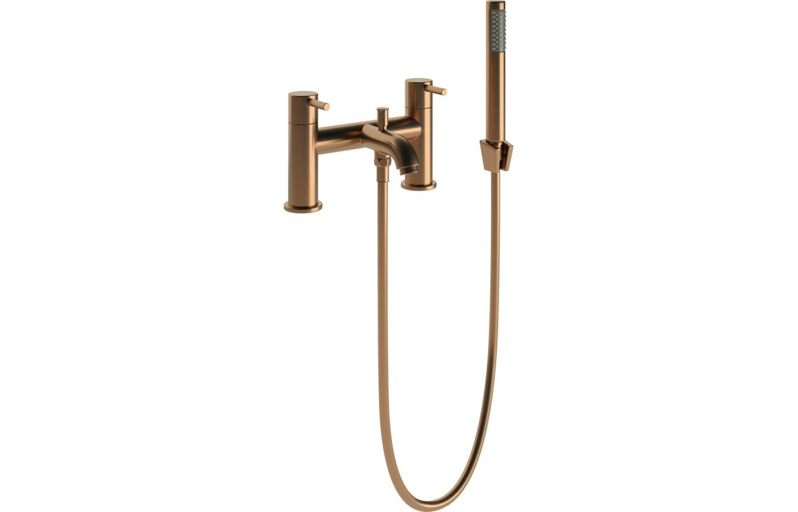 SCOTIA Bath/Shower Mixer & Bracket - Brushed Bronze