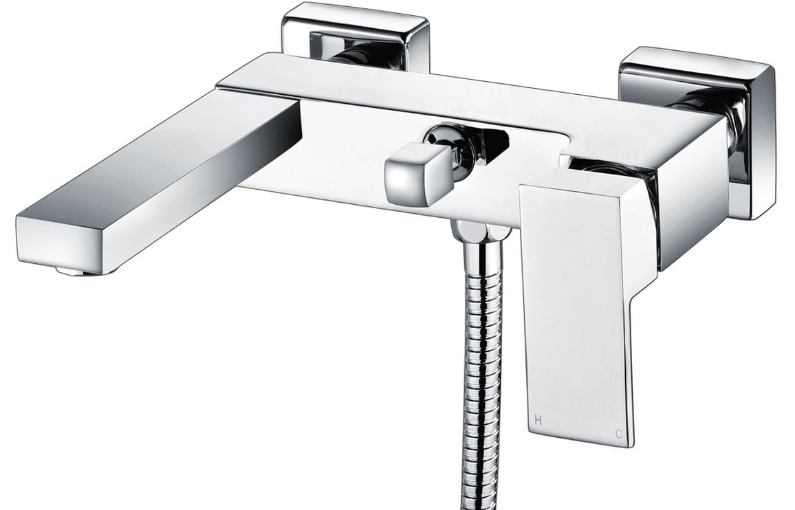 SCAPA Wall Mounted Shower Mixer & Shower Kit - Chrome