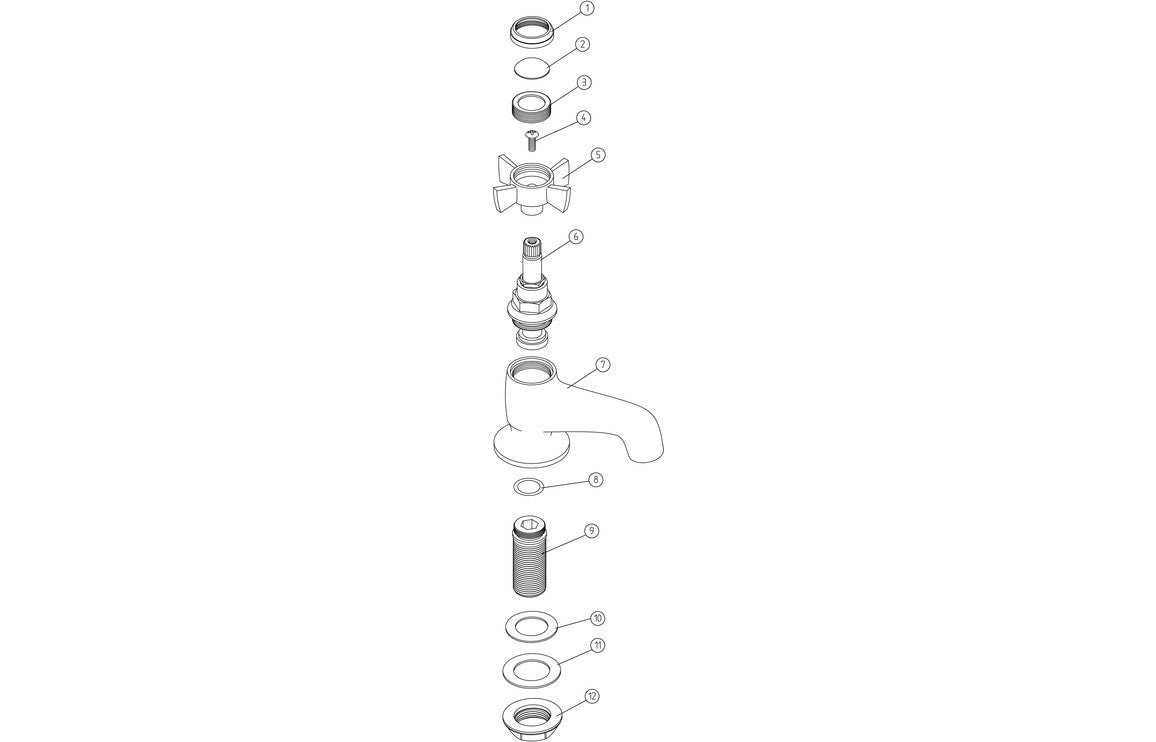 BUCHANAN Bath Taps - Chrome