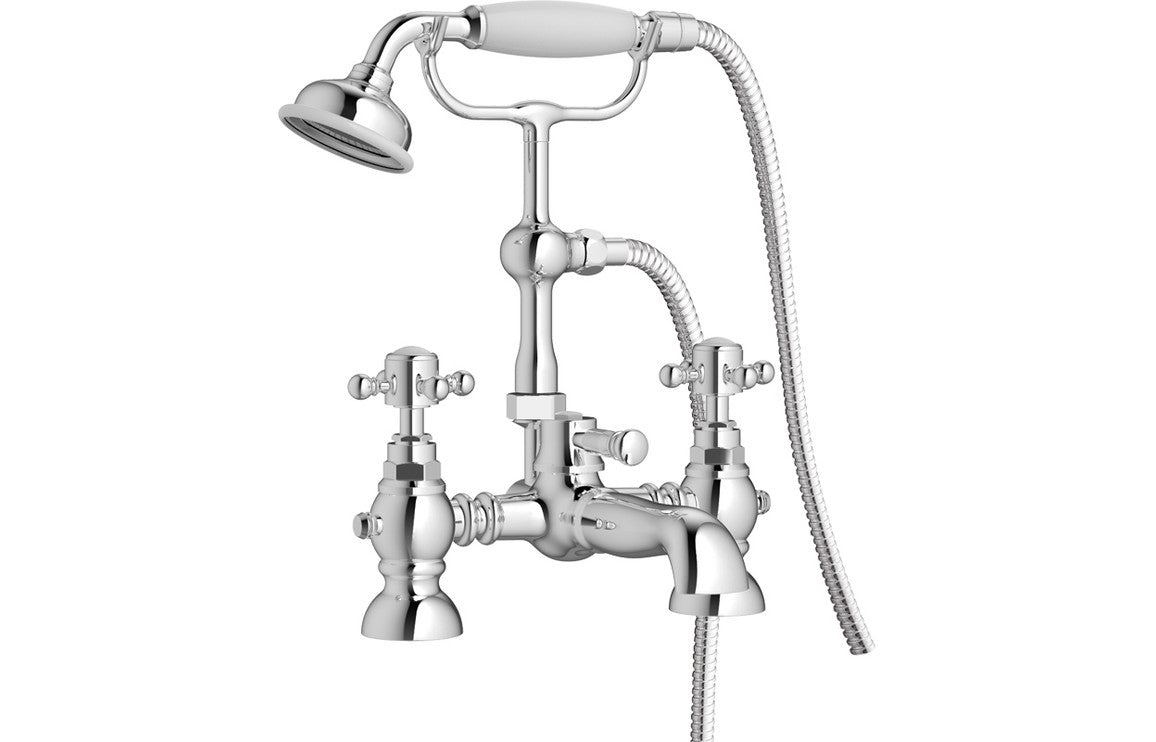 MEIKLE Bath/Shower Mixer & Shower Kit - Chrome