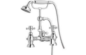 MEIKLE Bath/Shower Mixer & Shower Kit - Chrome