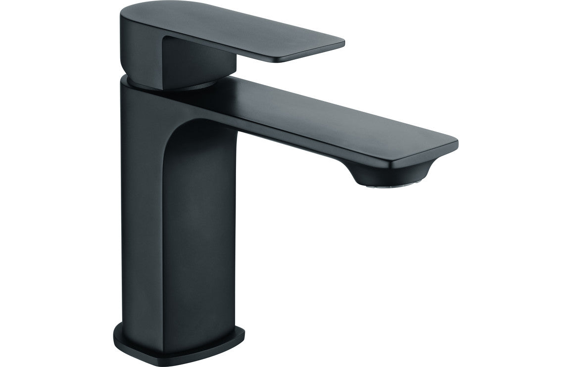 NEVIS Basin Mixer & Waste - Matt Black