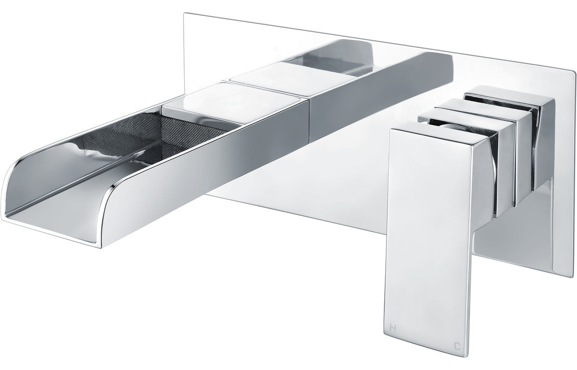 SPRING Wall Mounted Basin Mixer - Chrome
