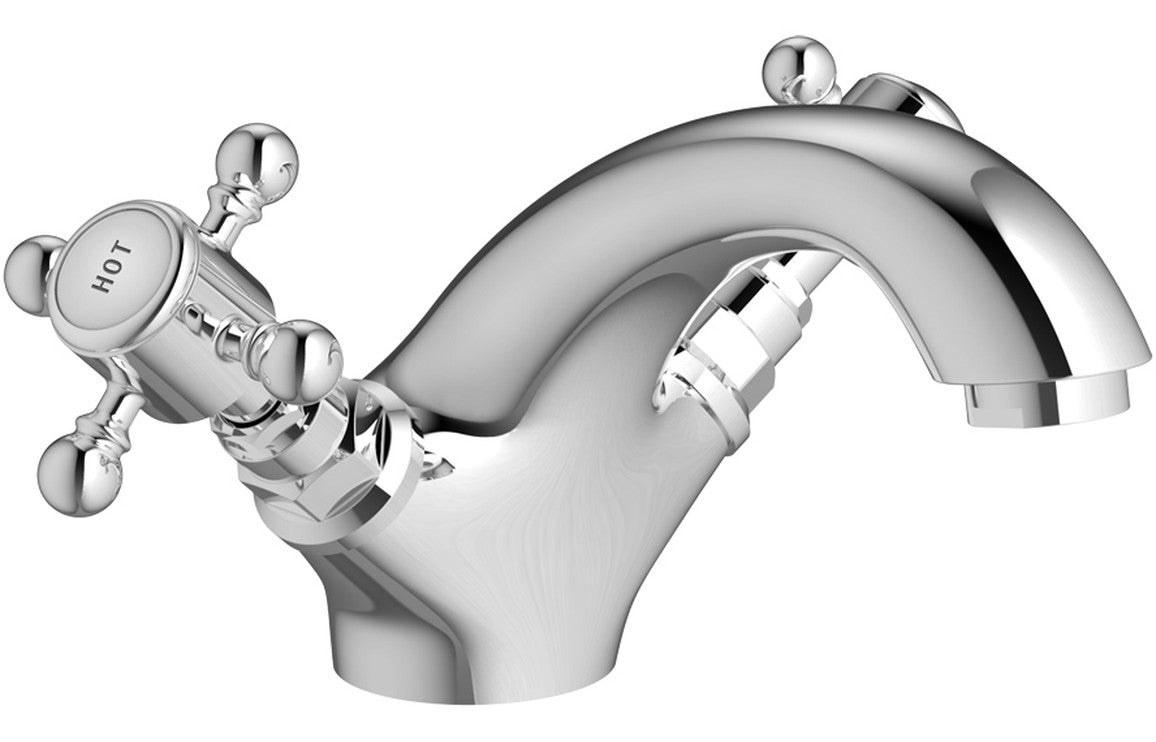 MEIKLE Basin Mixer & Pop Up Waste - Chrome