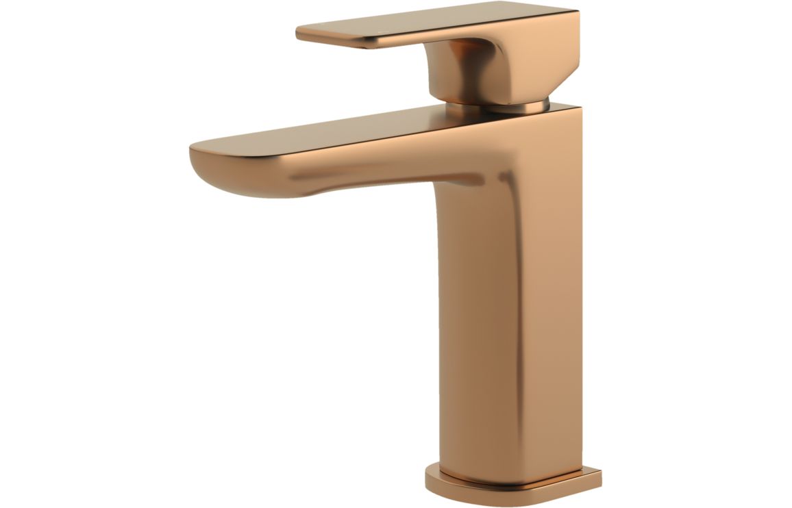 DEWAR Cloakroom Basin Mixer & Waste - Brushed Bronze