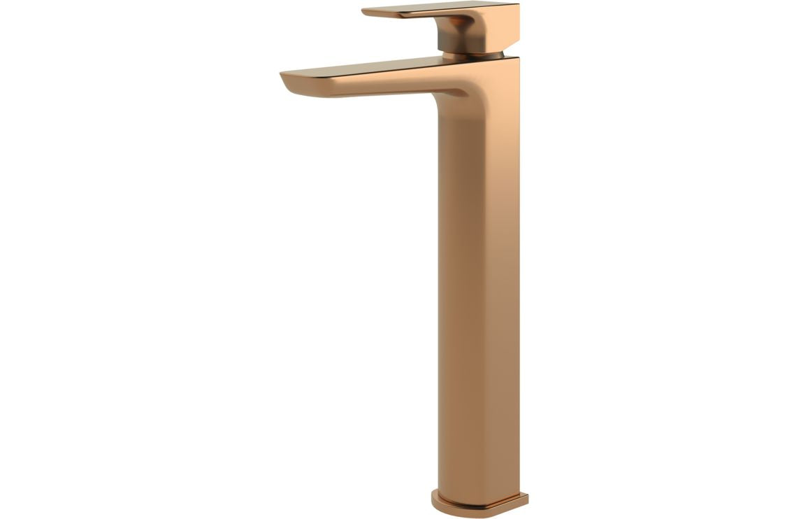 DEWAR Tall Basin Mixer - Brushed Bronze