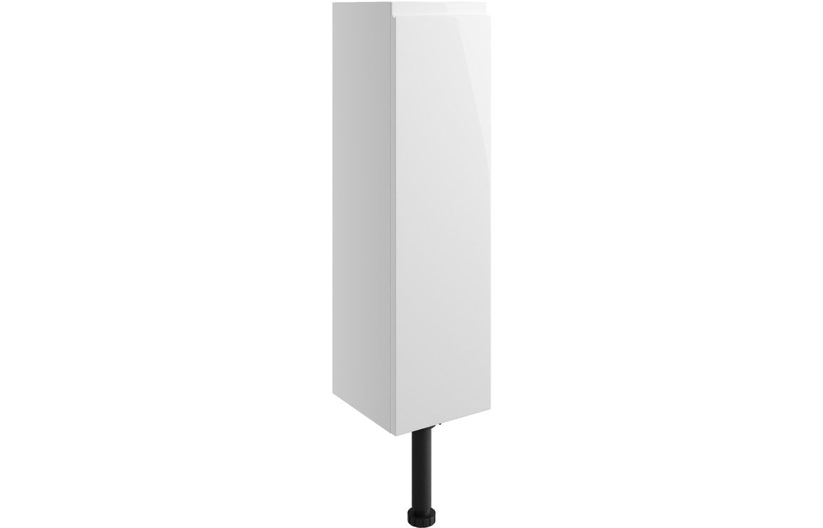 ALLOWAY 200mm Toilet Roll Holder - White Gloss