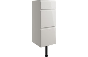 ALLOWAY 300mm 3 Drawer Unit - Pearl Grey Gloss