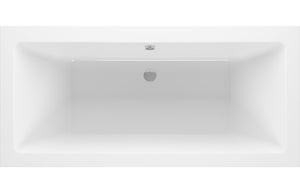 BREEZE Square Double End SUPERCAST 1700x750x550mm 0TH Bath with Legs