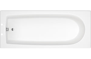 STUDIO D Shape Single End 1700x700x550mm 2TH Bath with Legs