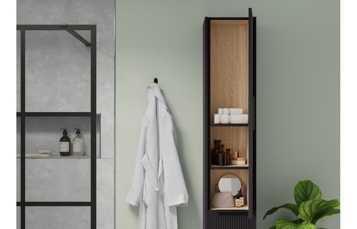 FENWICK 600mm 3 Drawer Base Unit - Matt Graphite Grey