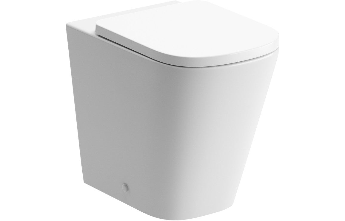 MACLEOD Square Soft Close Toilet Seat - White
